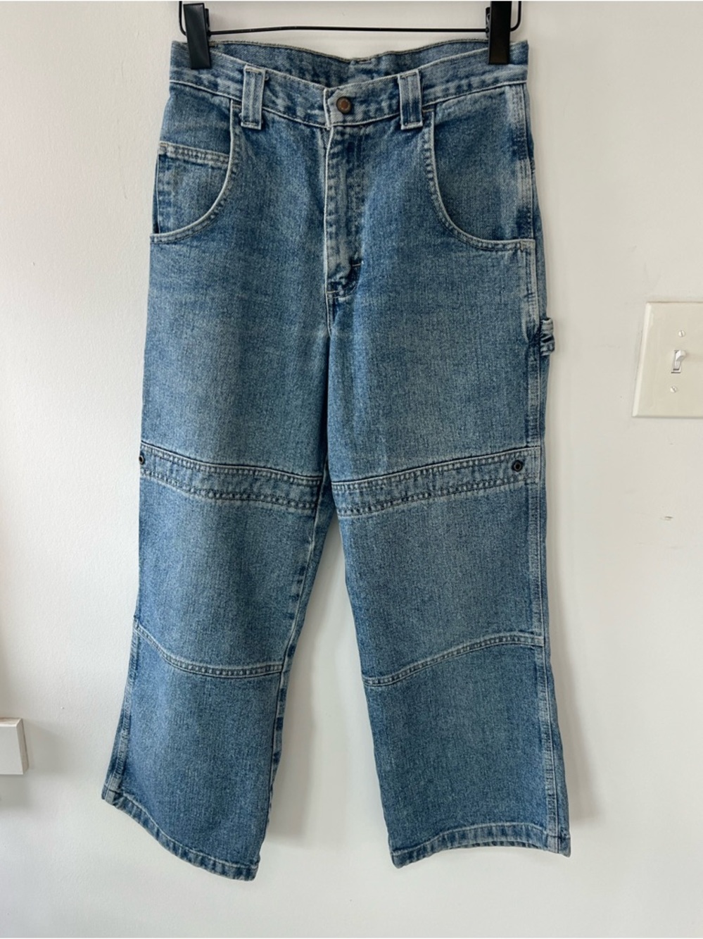 Wrangler Wide Leg trousers Women’s High Rise Relaxed Fit Vintage Style Denim